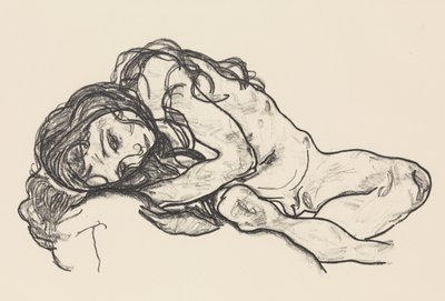 Kız, 1918. by Egon Schiele