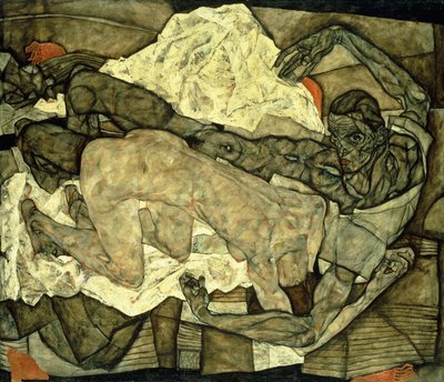 aşıklar by Egon Schiele