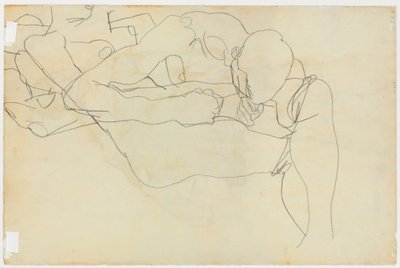 Aşıklar, 1913 by Egon Schiele
