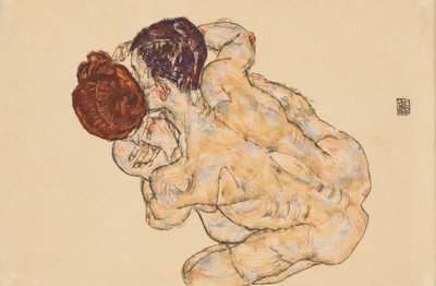 Erkek ve kadın by Egon Schiele