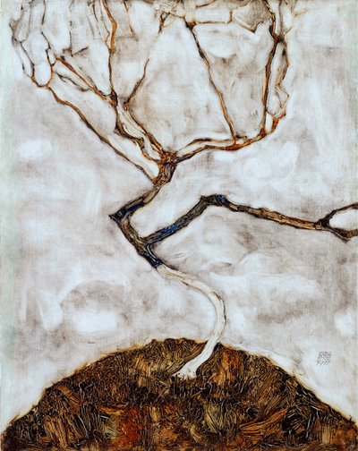 Geç Sonbaharda Küçük Ağaç - Egon Schiele