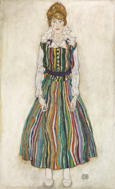Sanatçı eşi Edith'in portresi, 1915 by Egon Schiele