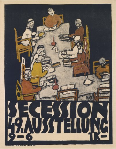 Ayrılık 49. Ausstellung (Ayrılık 49. Sergi), 1918 by Egon Schiele