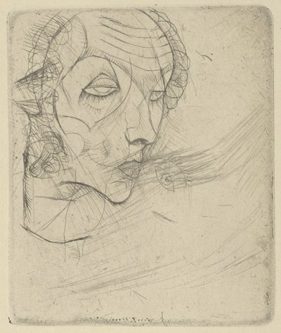 Kendi portresi, 1914 by Egon Schiele