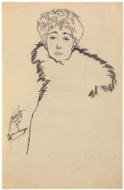 Serena Lederer, 1917 by Egon Schiele