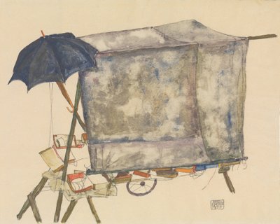sokak arabası by Egon Schiele