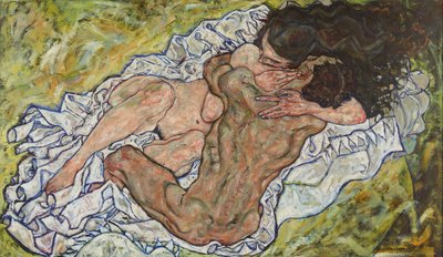 Kucaklama, 1917. by Egon Schiele