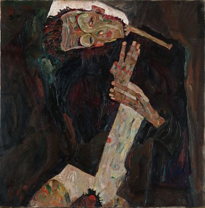 Söz Yazarı, 1911 by Egon Schiele