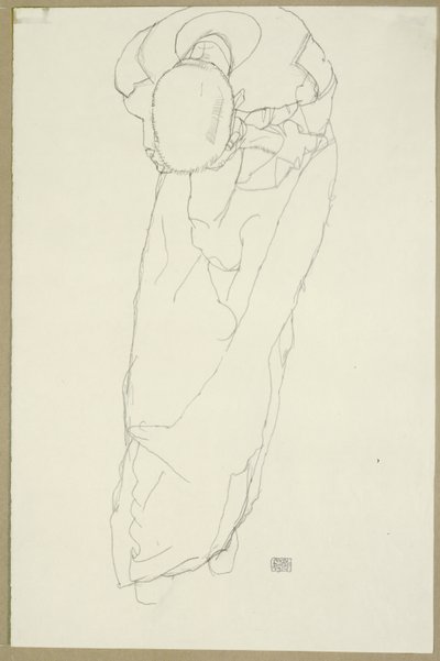 Keşiş, 1914 by Egon Schiele