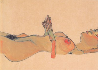 Ölü kız by Egon Schiele