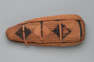 Bir ibis mumyası (hayvan kalıntıları ve keten) by Egyptian