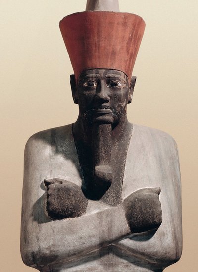 Mentuhotep II Heykeli (boyalı kumtaşı) by Egyptian 11th Dynasty