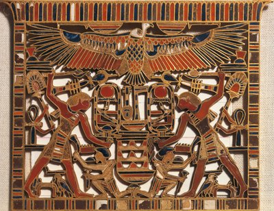 Mısır, altın ve emaye göğüs zırhı, onikinci hanedan, Orta Krallık by Egyptian 12th Dynasty