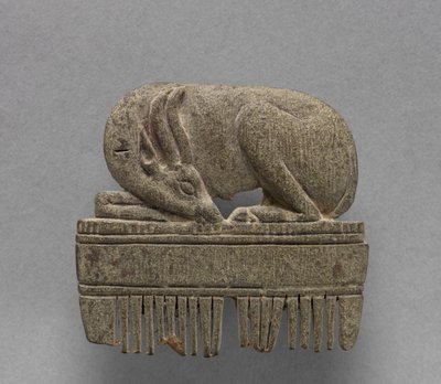 Ceylan ile tarak, c.1391-1353 M.Ö. by Egyptian 18th Dynasty