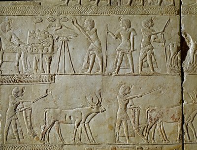 Mısır antikası: tarlalardaki çalışma sahneleri ve firavuna adaklar. Tutankhamun kraliyet katibi Horemhed