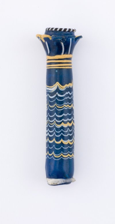 Şişe, Yeni Krallık, yaklaşık MÖ 1400-1300 (cam) by Egyptian 18th Dynasty