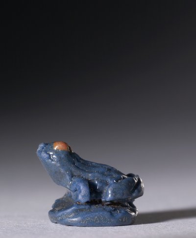 Frog Muska, MÖ 1380-1330 (çok renkli fayans) by Egyptian 18th Dynasty