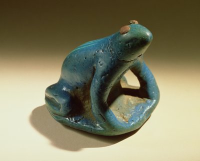Kurbağa, Yeni Krallık, MÖ 1390-53 dolayları (fayans) by Egyptian 18th Dynasty