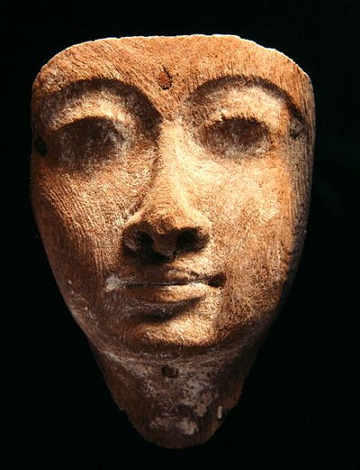 Maske, Yeni Krallık (ahşap) by Egyptian 18th Dynasty