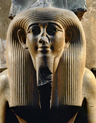 Firavun Amenofis II (kireçtaşı) by Egyptian 18th Dynasty