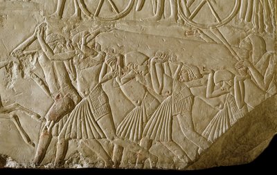 Horemheb Mezarından Rölyef (taş) by Egyptian 18th Dynasty