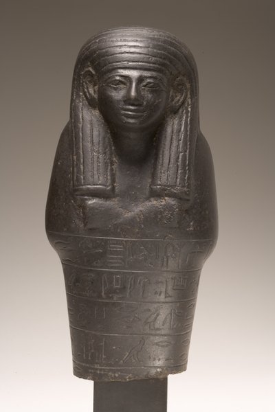 Amenemhat, New Kingdom (diyorit) için Shabti figürü by Egyptian 18th Dynasty