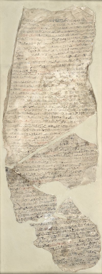 Sinuhe Ostracon, Yeni Krallık (kireçtaşı) by Egyptian 18th Dynasty