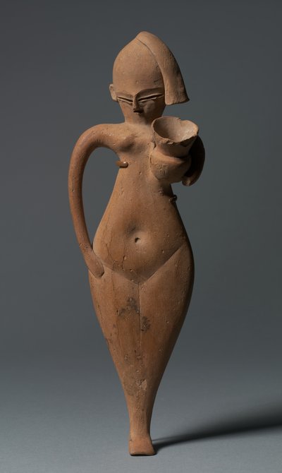 Hizmet Eden Kız Heykelciği, MÖ 1323-1186 dolayları by Egyptian 18th Dynasty