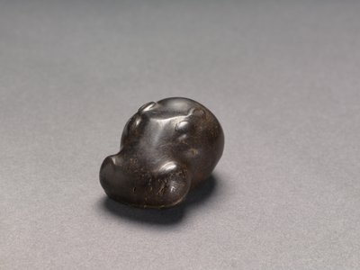 Su Aygırı Başı Şeklindeki Ağırlık, MÖ 1540-1296 dolayları by Egyptian 18th Dynasty