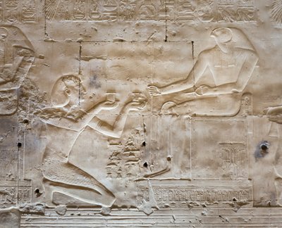 Kısma, Seti I tapınağı, Abydos, Mısır by Egyptian 19th Dynasty