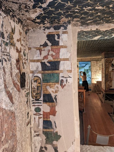 Kraliçeler Vadisi, Nefertari Mezarı (duvar resmi) by Egyptian 19th Dynasty