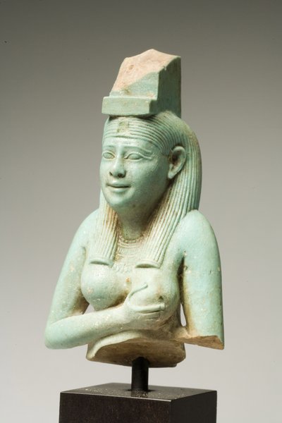 İsis Parçası, Geç Hanedan Dönemi (fayans) (ayrıca bkz. 270350) by Egyptian 26th Dynasty