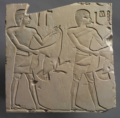 Canlı Kaz Teklifleri ile Peygamber ve Öğretim Üyesi-Rahip, MÖ 667-647 dolayları by Egyptian 26th Dynasty