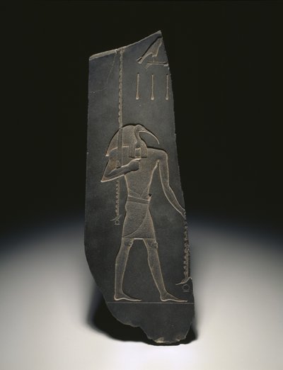 Thoth, Öğrenim Tanrısı ve Yazıcıların Koruyucusu, MÖ 663-525. (arduvaz) by Egyptian 26th Dynasty