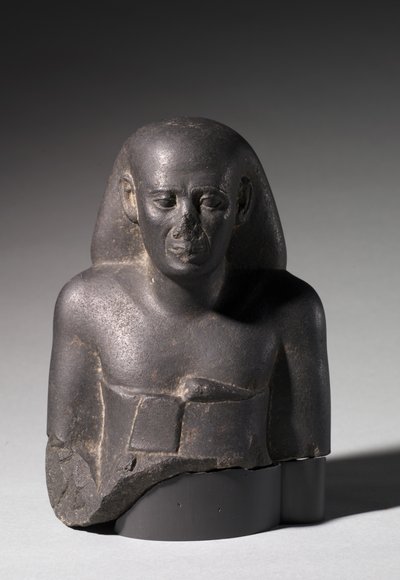 Ankh-Hor Büstü, Geç Dönem, MÖ 525-404 by Egyptian 27th Dynasty