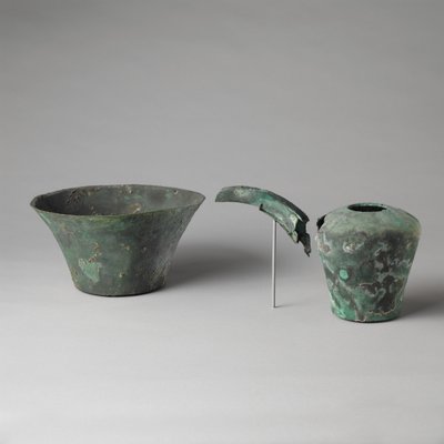 Ewer ve lavabo (bakır) by Egyptian 6th Dynasty