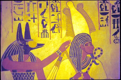 Antik Mısır, Duvar resmi, Sennufer Mezarı, Soyluların Mezarı, Thebes by Egyptian Egyptian