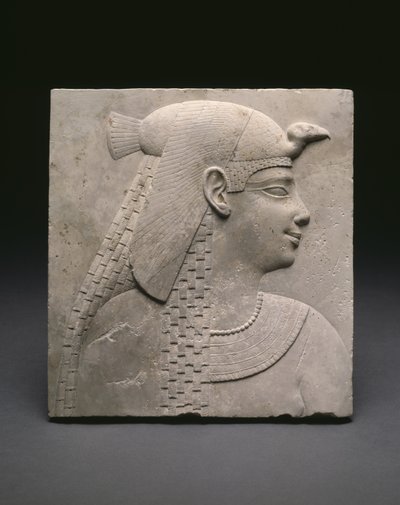 Bir Kraliçe veya Tanrıçayı Betimleyen Rölyef Plaketi, Ptolemaios Dönemi by Egyptian Ptolemaic Period