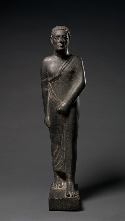 Bir Adam Heykeli, MÖ 200-100 veya sonrası by Egyptian Ptolemaic Period