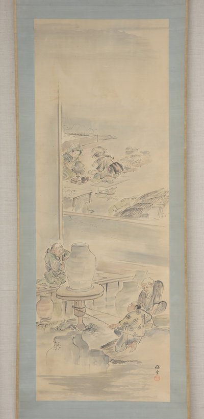 Seramik Yapımı, 19. yüzyılın ilk yarısı. by Eiraku Hozen