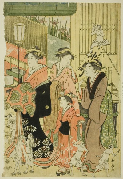 İyi ve Kötü Etkiler (Zendama akudama) by Eishōsai Chōki