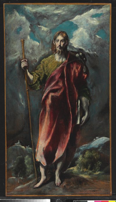 Aziz James Büyük (tuval üzerine yağlı boya) by El Greco