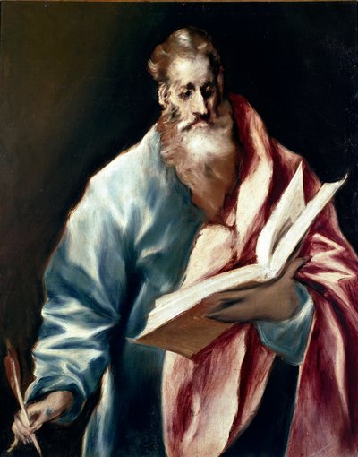 Apotre Aziz Matta. Domenikos Theotokopoulos dit El Greco tarafından tablo (1540-1614) by El Greco