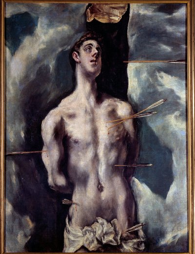 Aziz Sebastian Tablosu Domenikos Theotokopoulos Dit El Greco tarafından (1540-1614) by El Greco