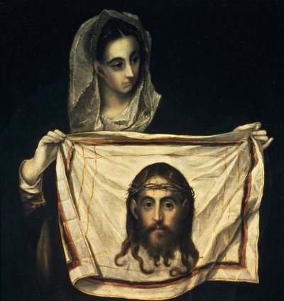Kutsal Kefen ile St.Veronica by El Greco