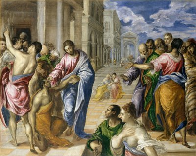 Körleri İyileştiren Mesih, c.1570 by El Greco
