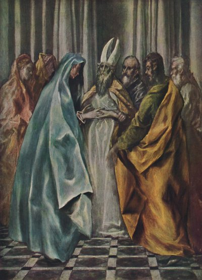 Mariae Verlobnis, Bakirenin Nişanı, c1600-1614, 1938 by El Greco