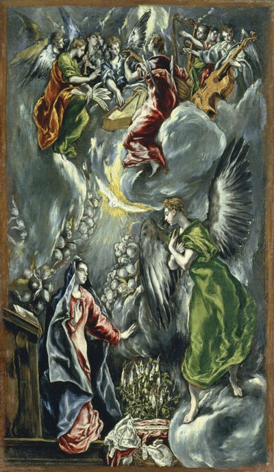 Müjde, yaklaşık 1596-1600 by El Greco