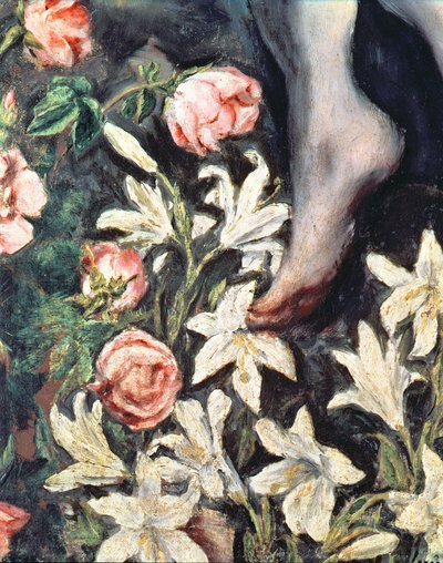 1607-13 çiçeklerin Immaculate Conception detayı, tuval üzerine yağlı boya bkz. 90015 by El Greco