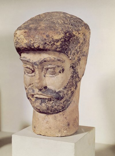 Boncuklu bir adamın başı, MÖ 1800 dolayları by Elamite